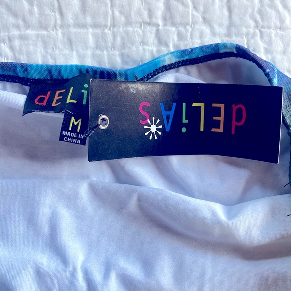 🏷️ BNWT Delia’s/Dolls Kill Fairy Garden Layered Tube Top ~ Lg. - Picture 3 of 7